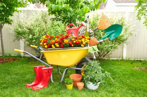Tidy outdoor space after professional garden clearance in Harlington