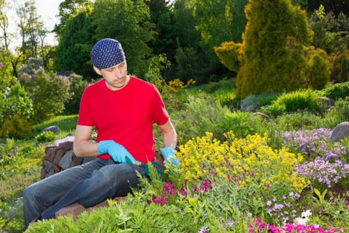 Reusable garden items prepared for charity donation